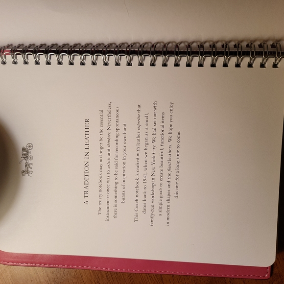 Coach Notebook - Picture 5 of 15